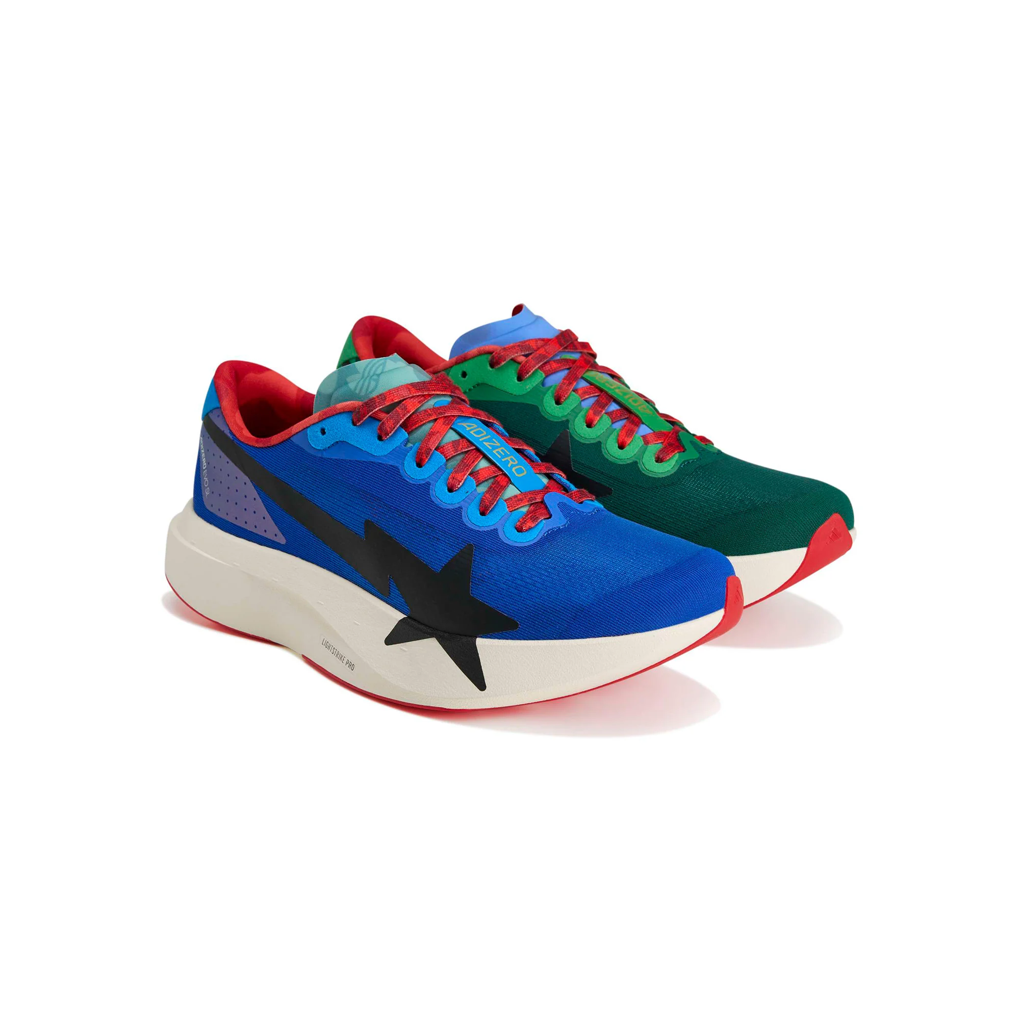 adidas X Bape Adizero Evo SL 'Blue/Green' - Image 2