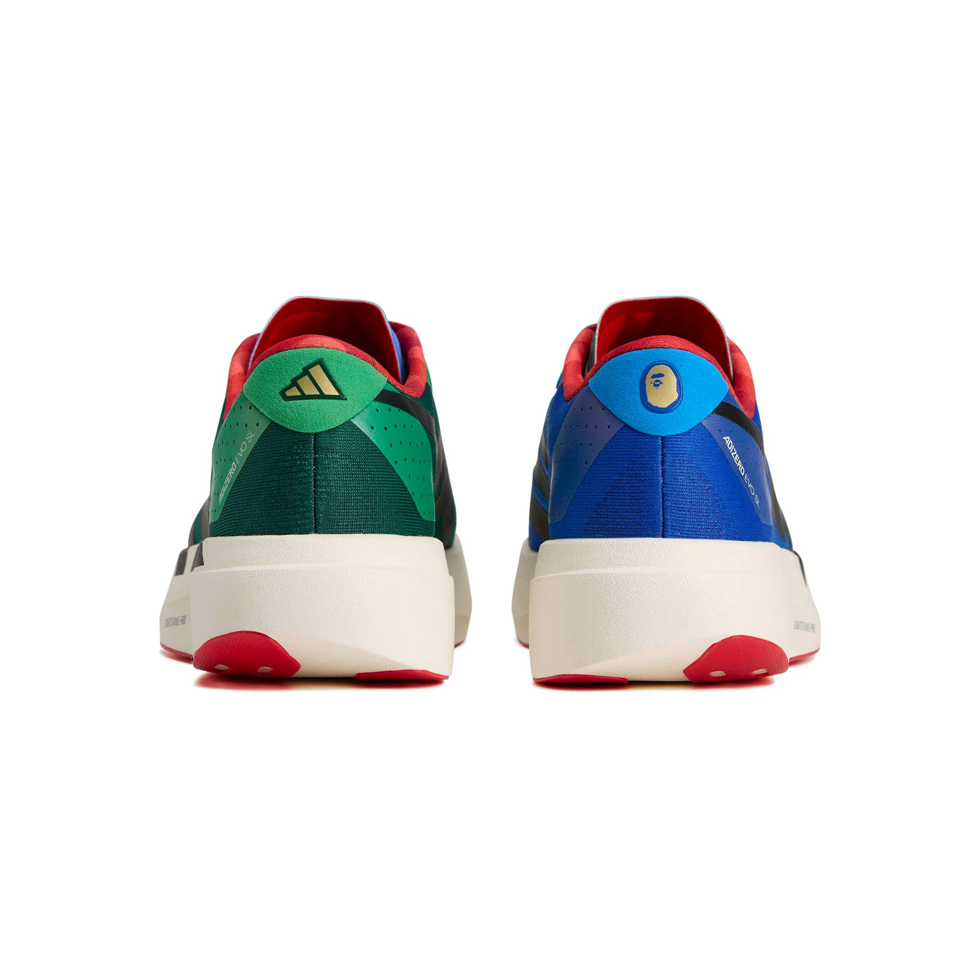 adidas X Bape Adizero Evo SL 'Blue/Green' - Image 4