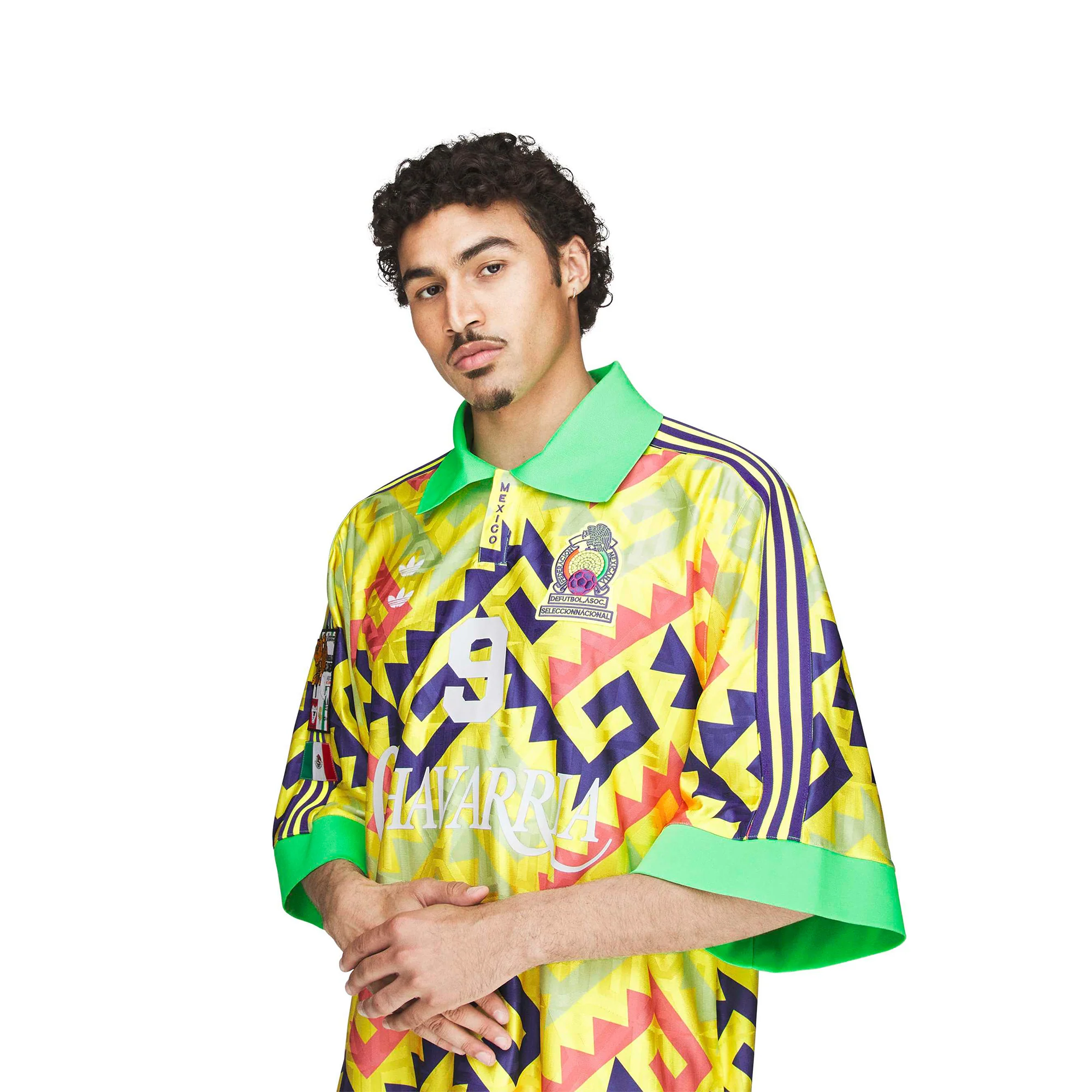 adidas x Willy Chavarria AOP Jersey 'Lemon' - Image 4