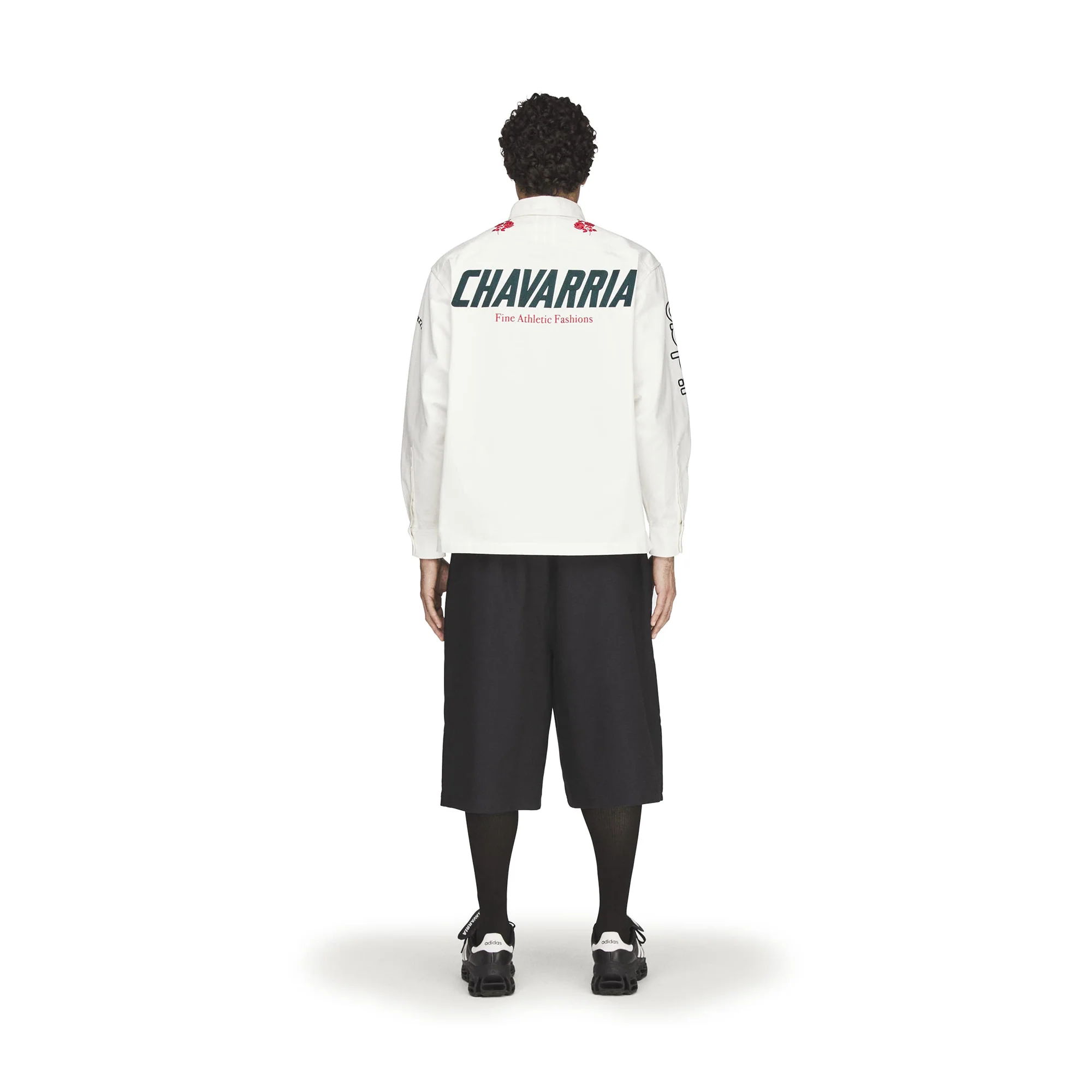 adidas x Willy Chavarria Button Up 'White' - Image 3