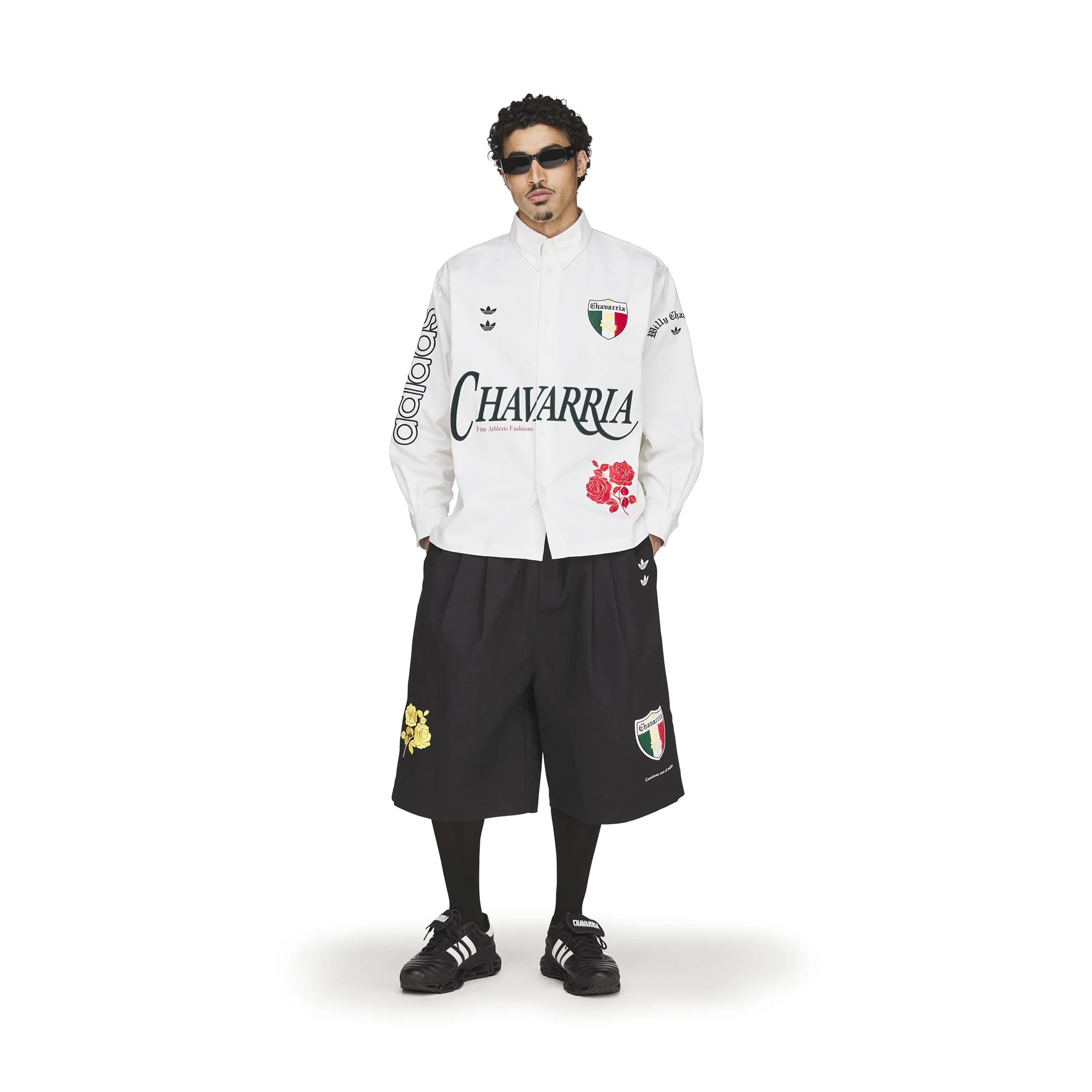 adidas x Willy Chavarria Button Up 'White' - Image 4