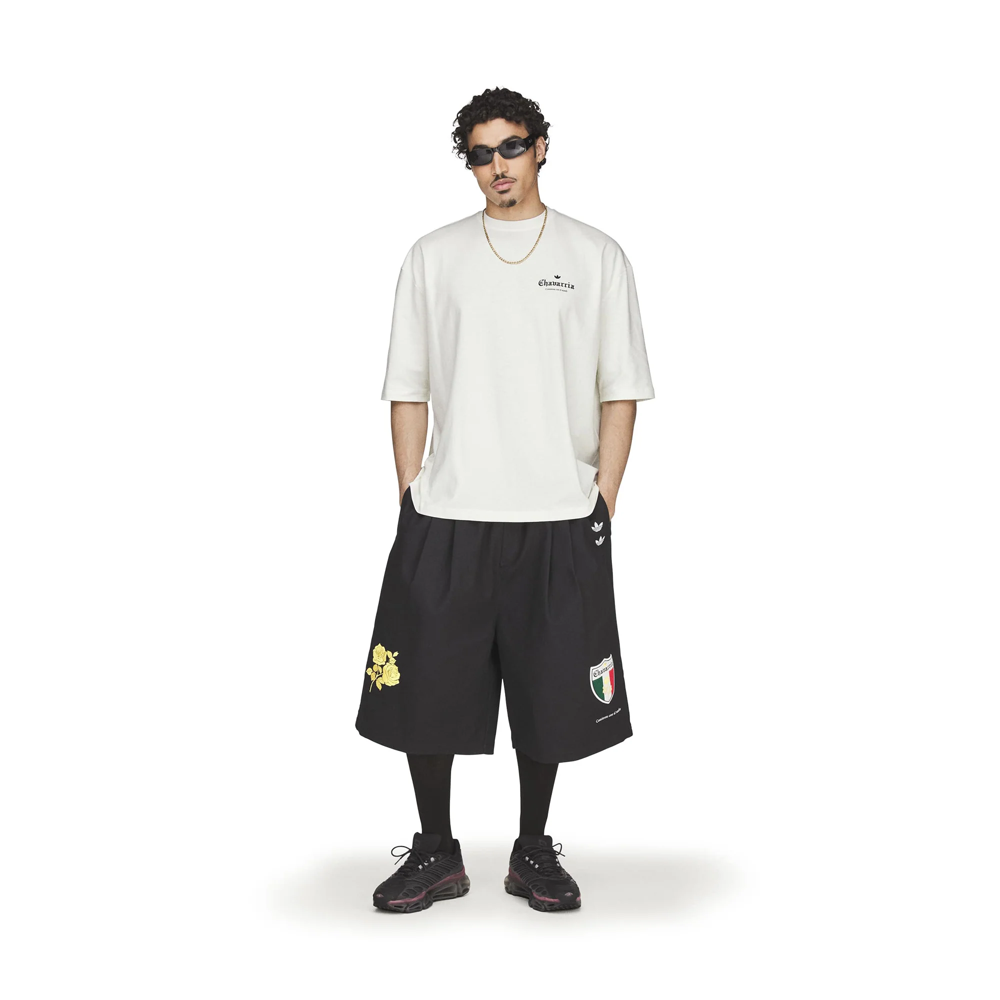adidas x Willy Chavarria Graphic Tee 'White' - Image 4