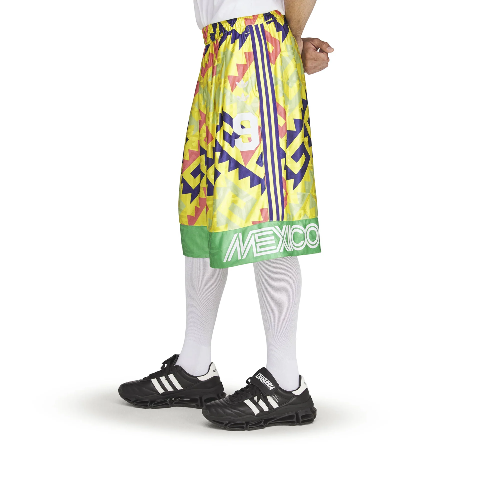 adidas x Willy Chavarria Long Shorts 'Lemon' - Image 3