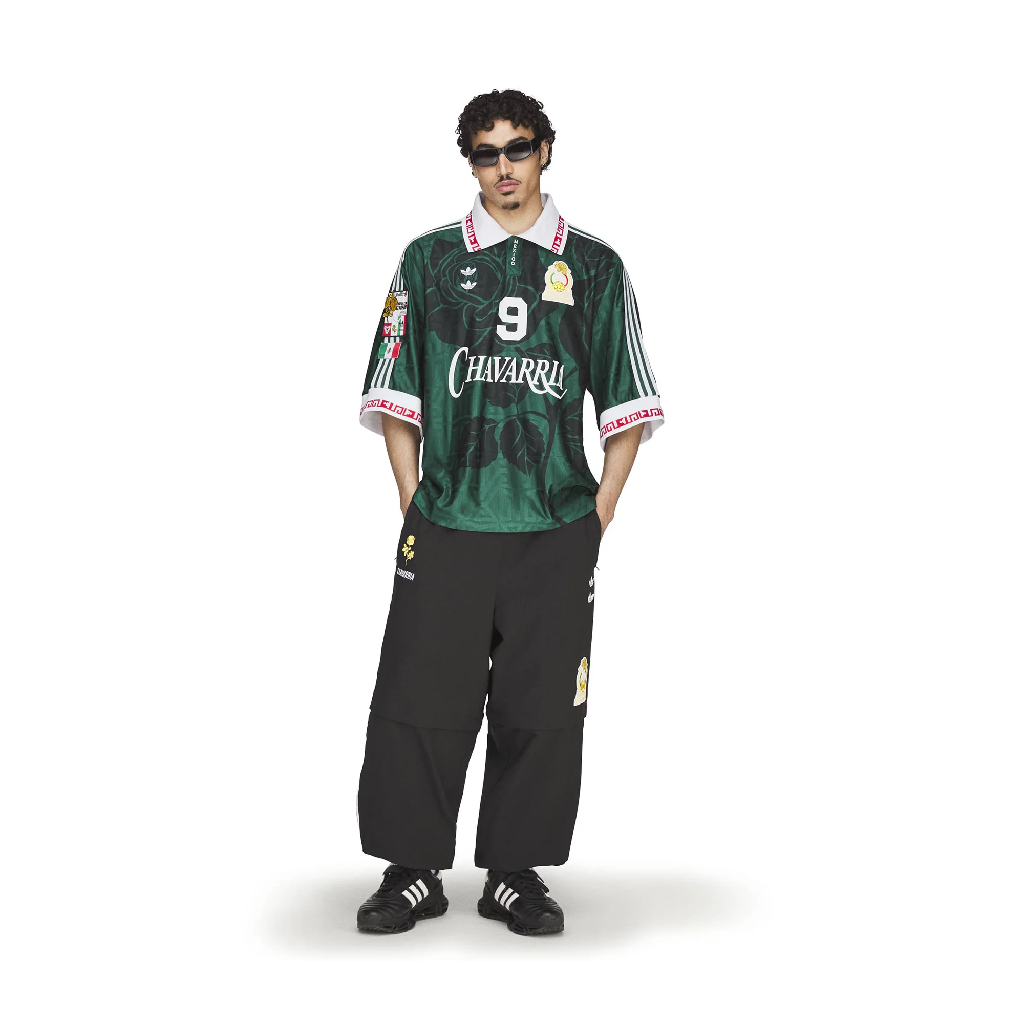 adidas x Willy Chavarria Soccer Jersey 'Green' - Image 3
