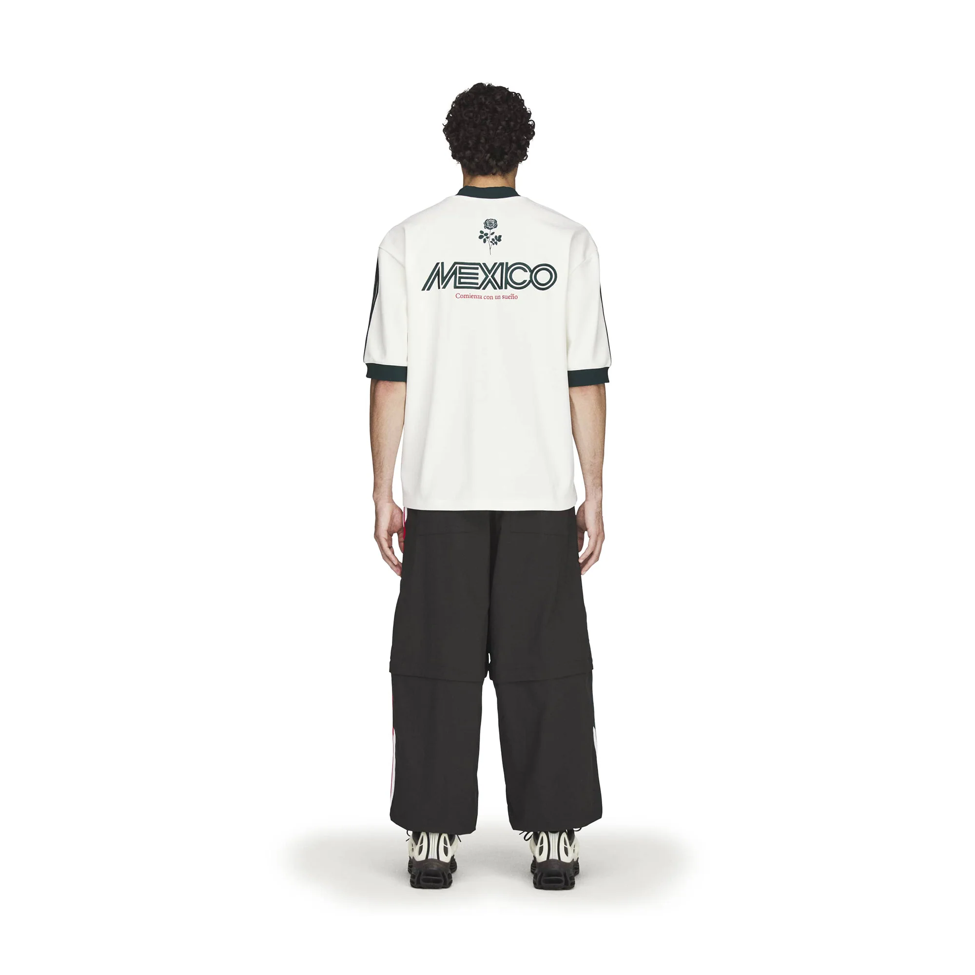 adidas x Willy Chavarria Soccer Tee 'White' - Image 3