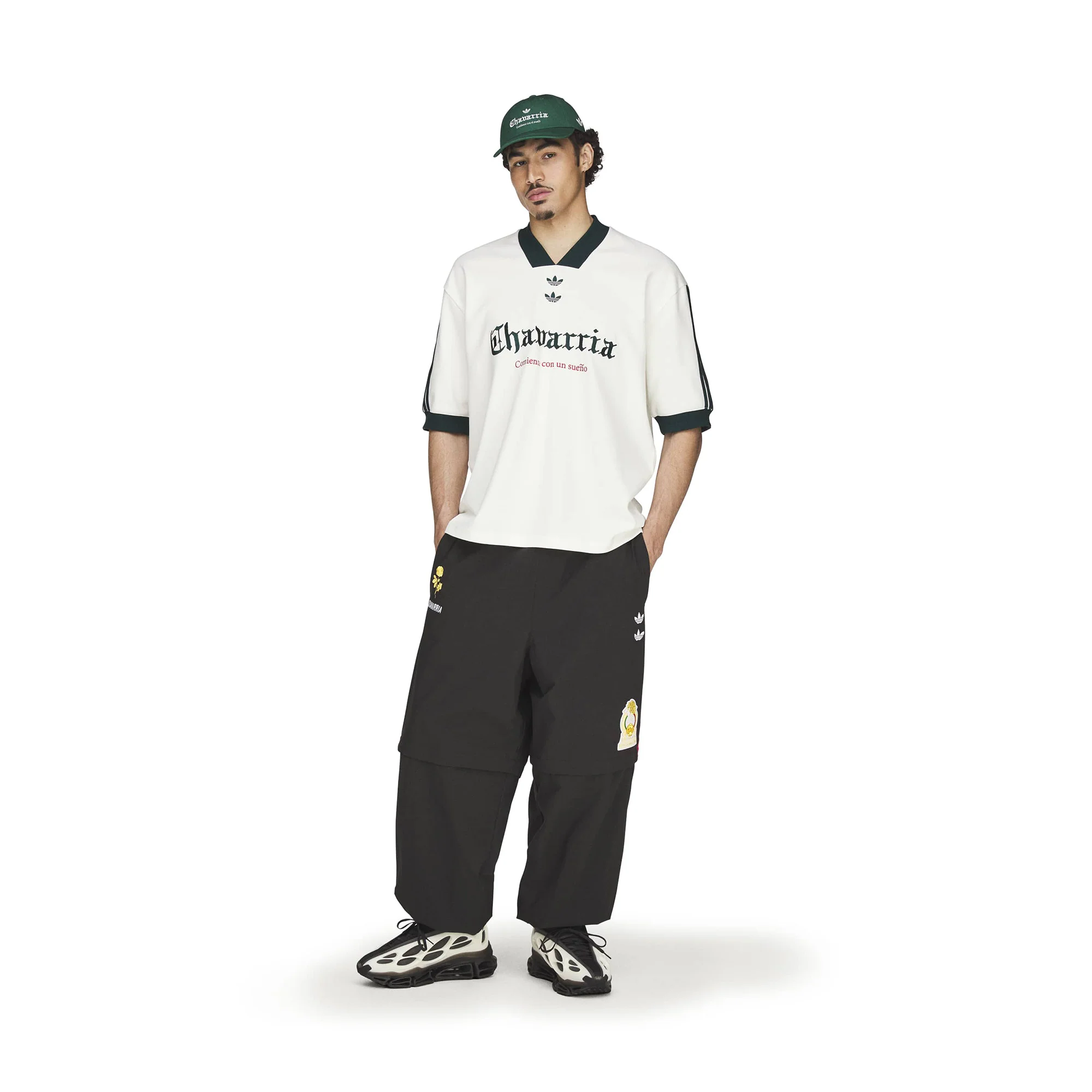 adidas x Willy Chavarria Soccer Tee 'White' - Image 4
