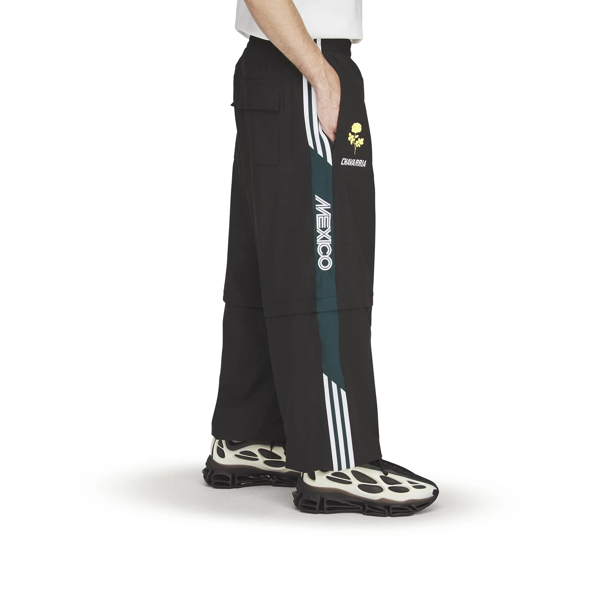 adidas x Willy Chavarria Woven Track Pants 'Black' - Image 4