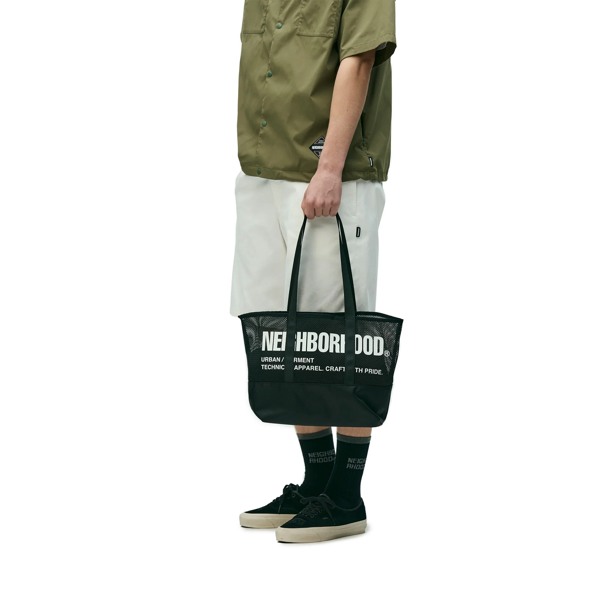 Neighborhood Mesh Tote 'Black' - Image 3