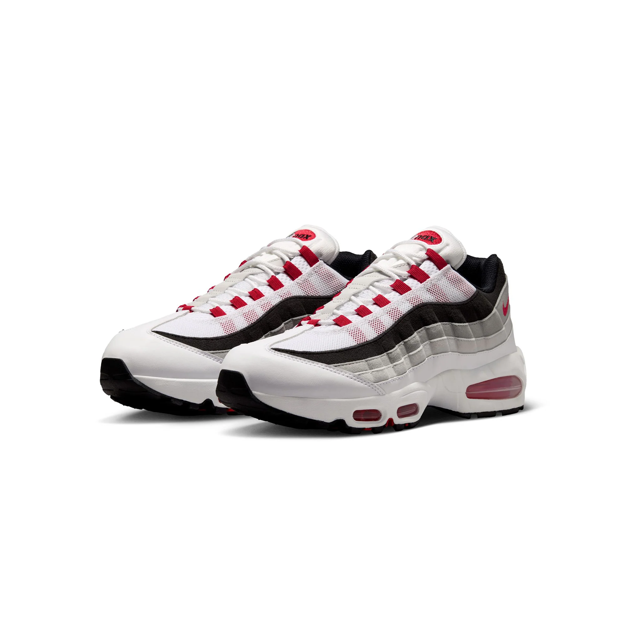 Nike Air Max 95 Big Bubble Premium 'White/Comet Red' - Image 2