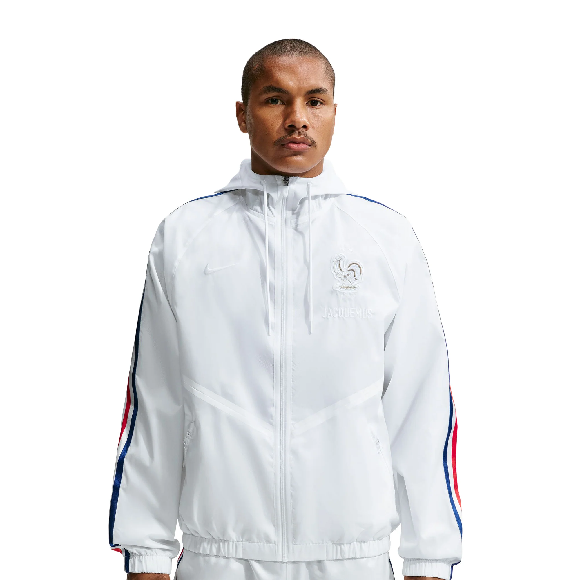 Nike x Jacquemus France Anthem Jacket 'White/Game Royal'