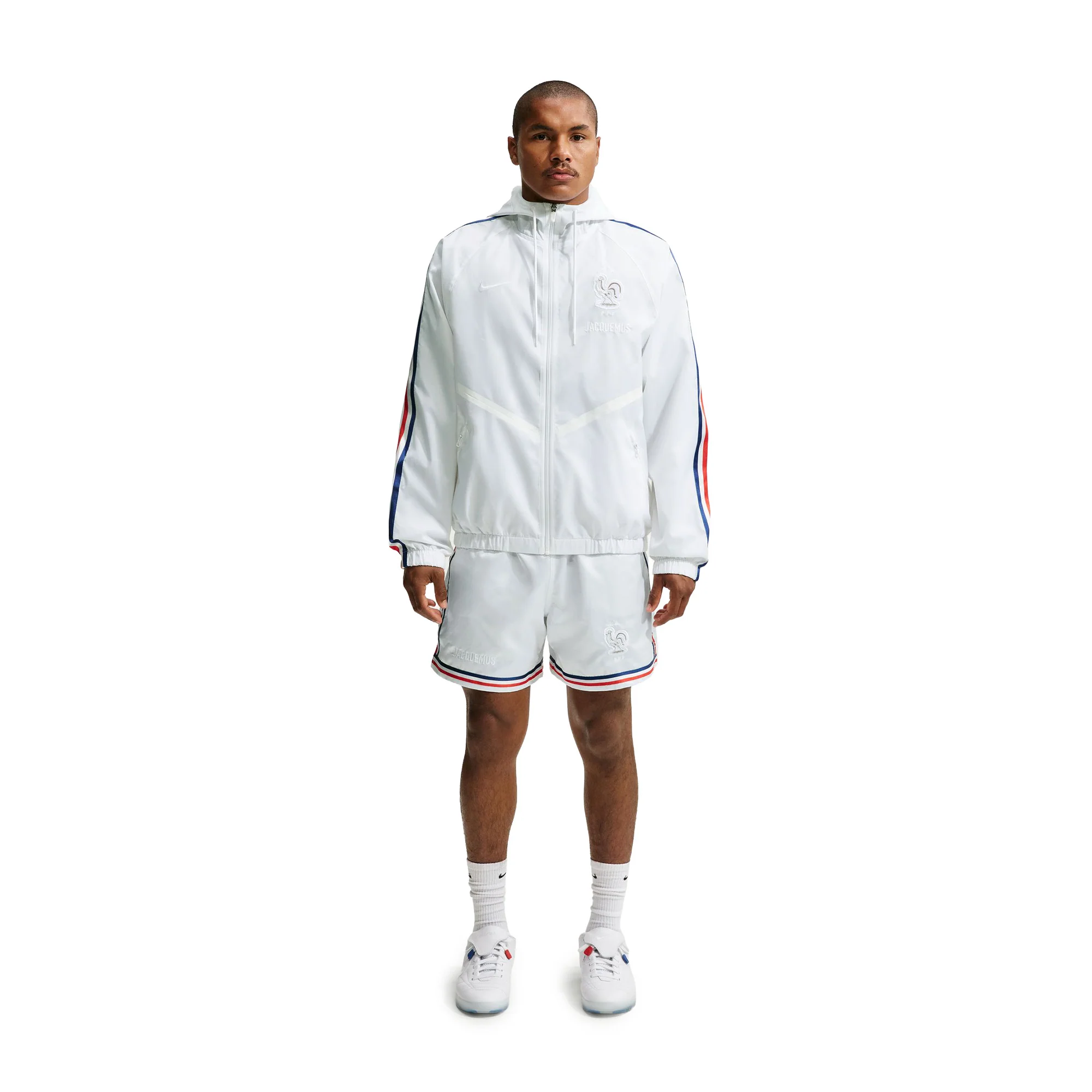 Nike x Jacquemus France Anthem Jacket 'White/Game Royal' - Image 3