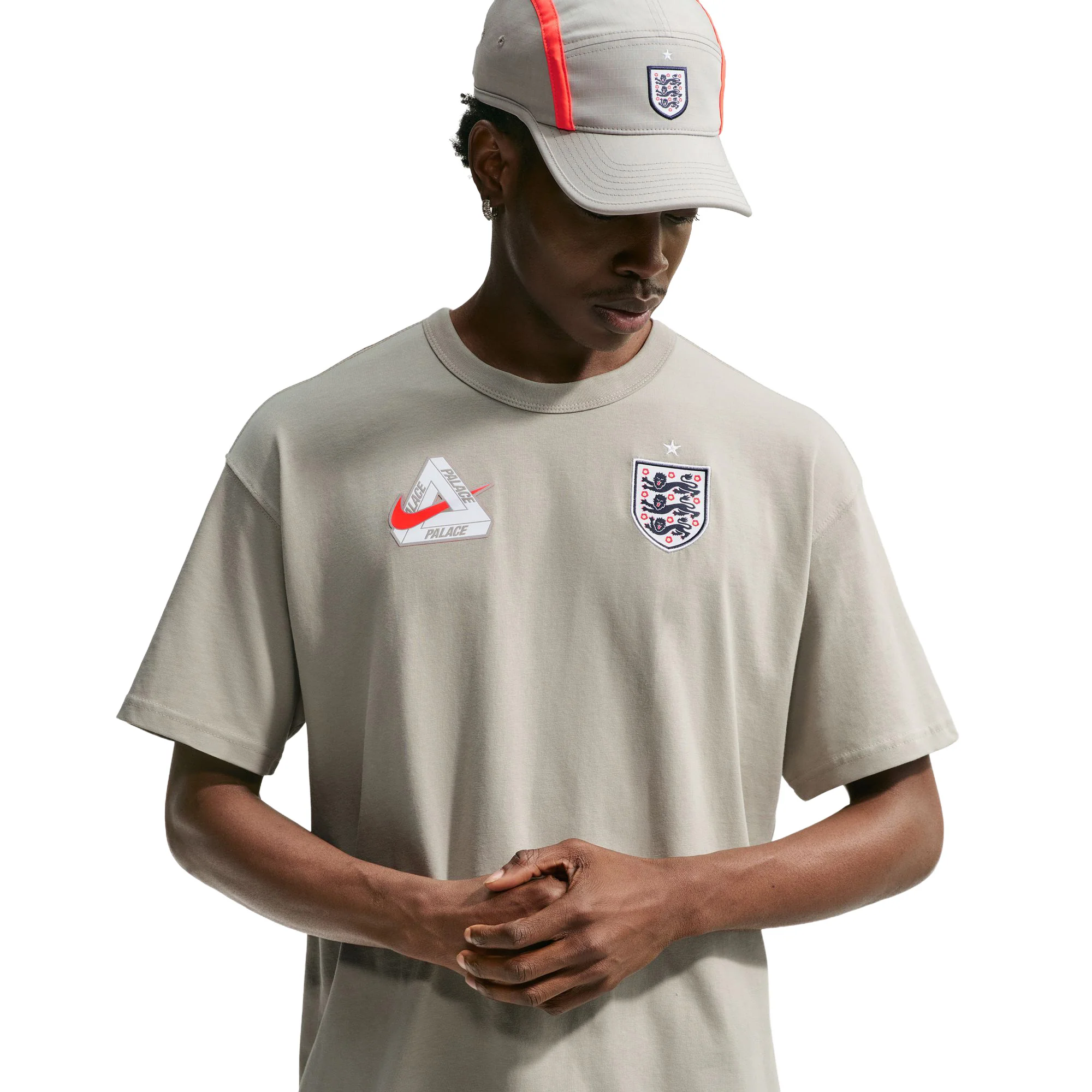 Nike x Palace England Tee 'Pewter Grey'