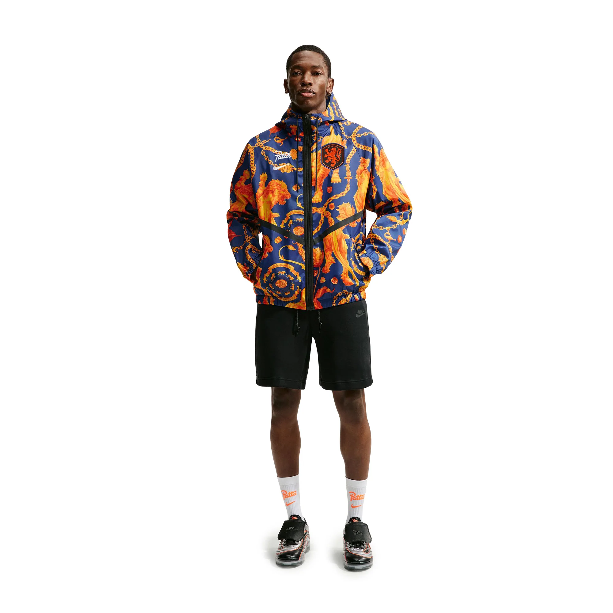 Nike x Patta Netherlands Anthem Jacket 'Deep Royal' - Image 3
