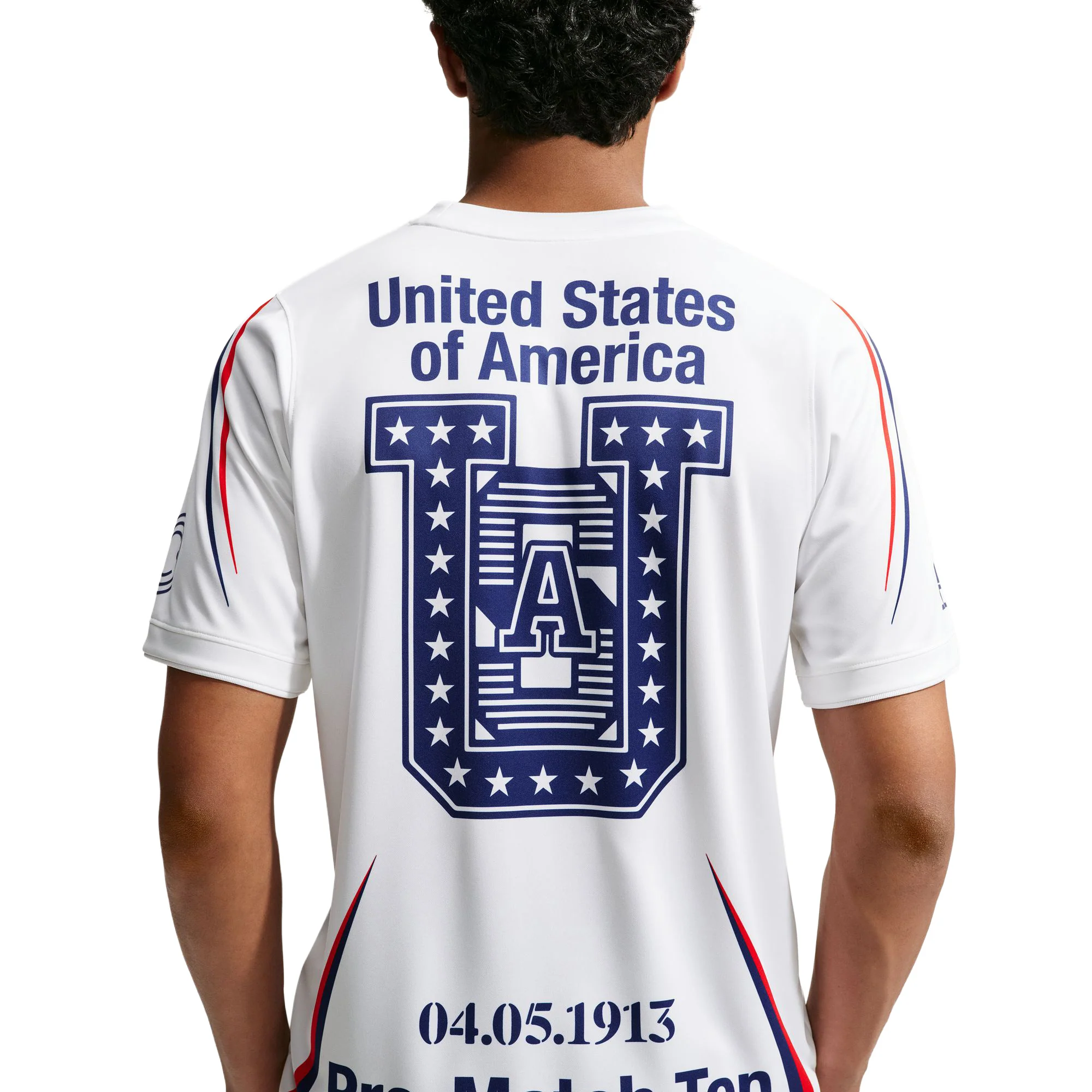 Nike x V.A.A. Academy Pro Short-Sleeve Soccer Top 'White' - Image 2