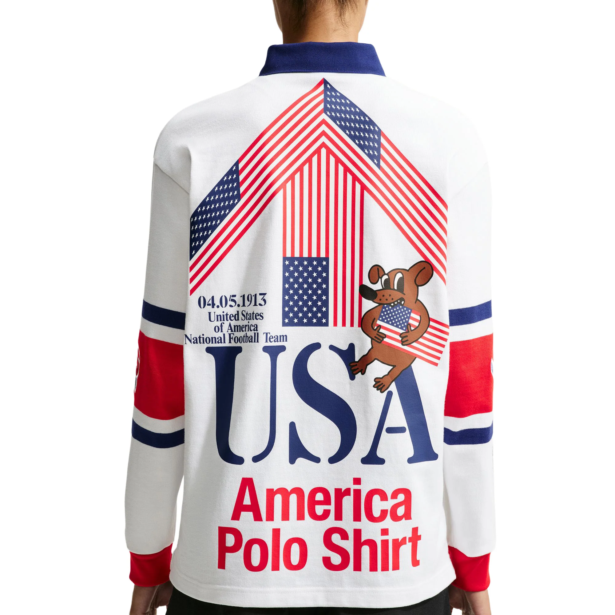 Nike x V.A.A. Long-Sleeve Rugby Top 'White' - Image 2