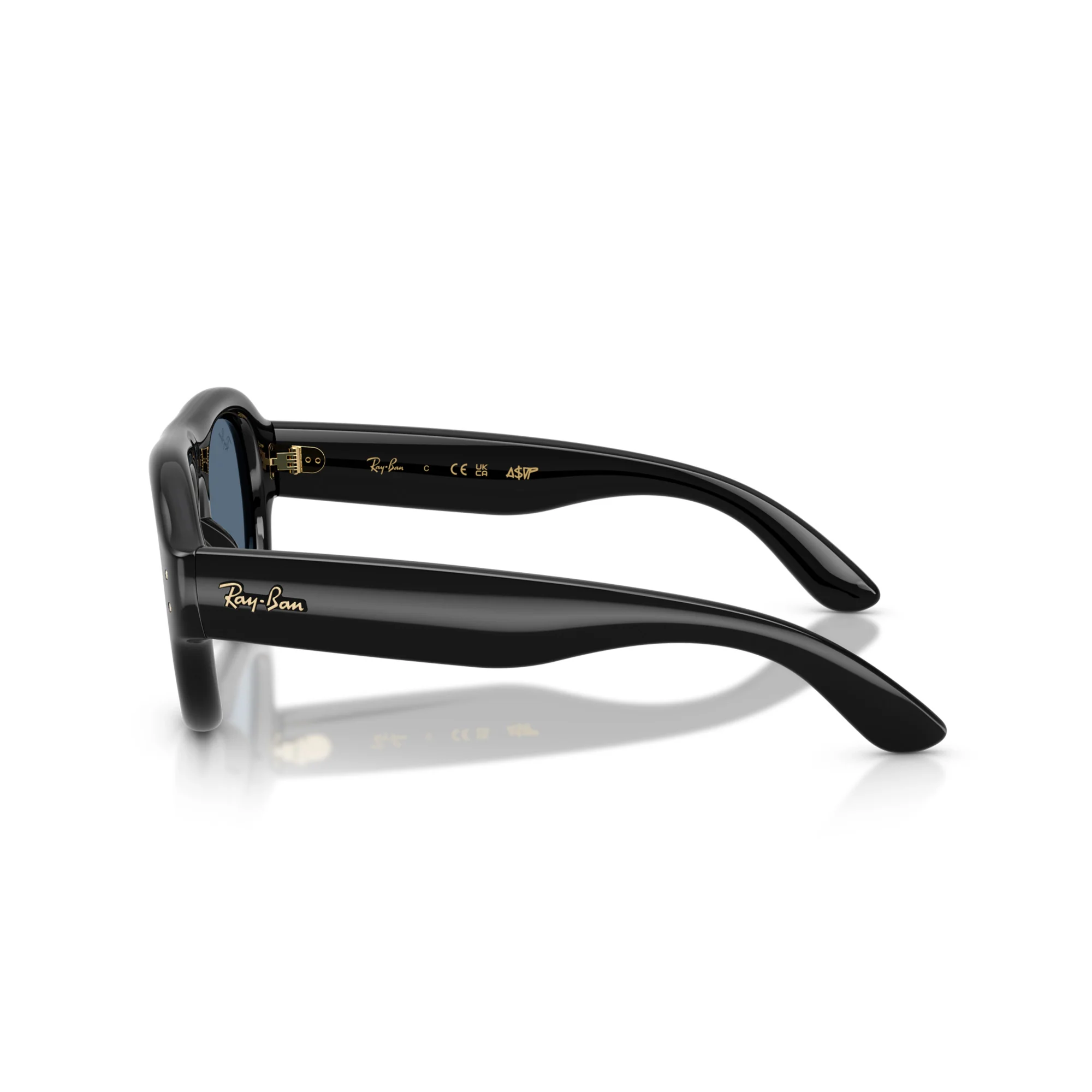 Ray-Ban x A$AP Rocky Aviator Puffer 'Black/Blue' - Image 3