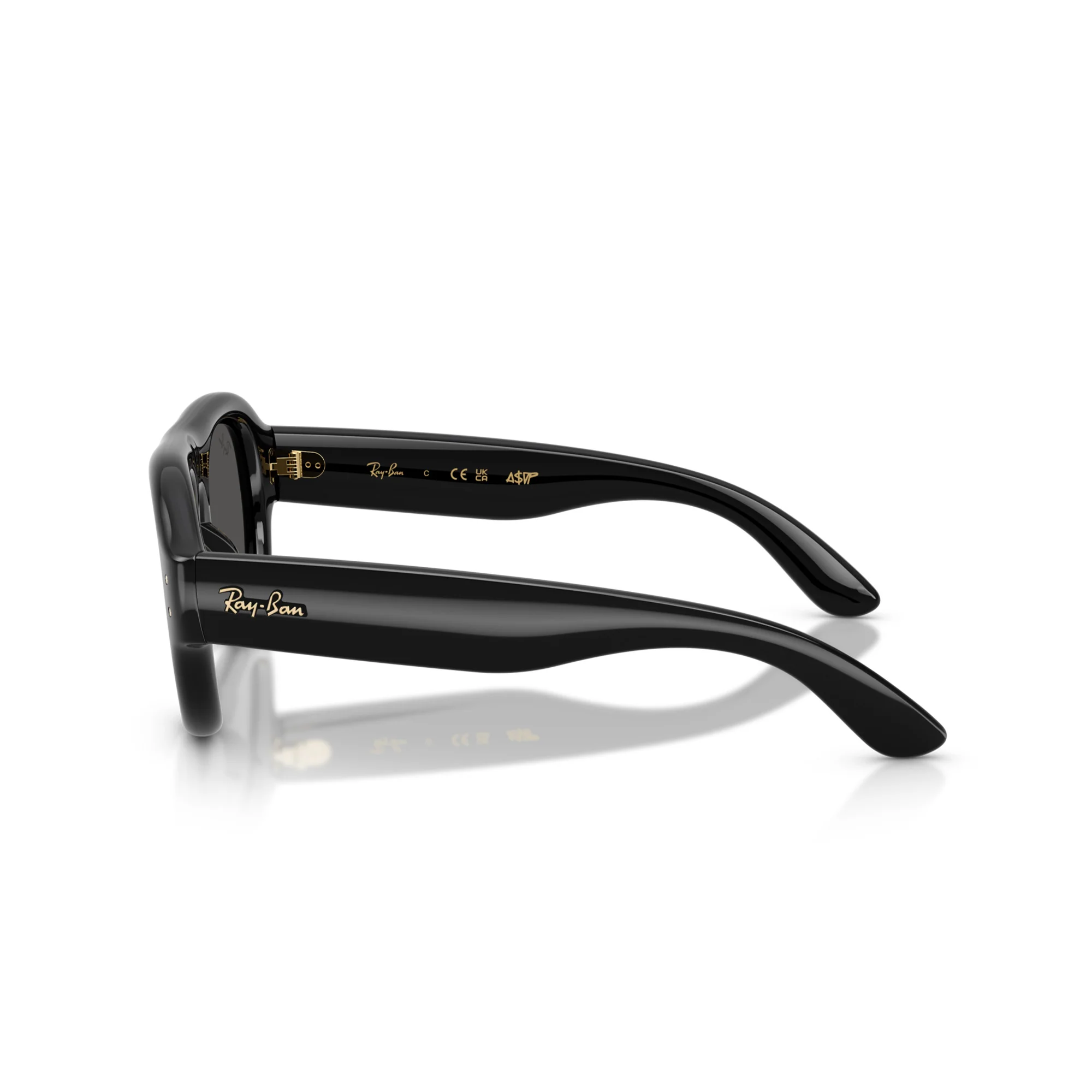 Ray-Ban x A$AP Rocky Aviator Puffer 'Black/Grey' - Image 3