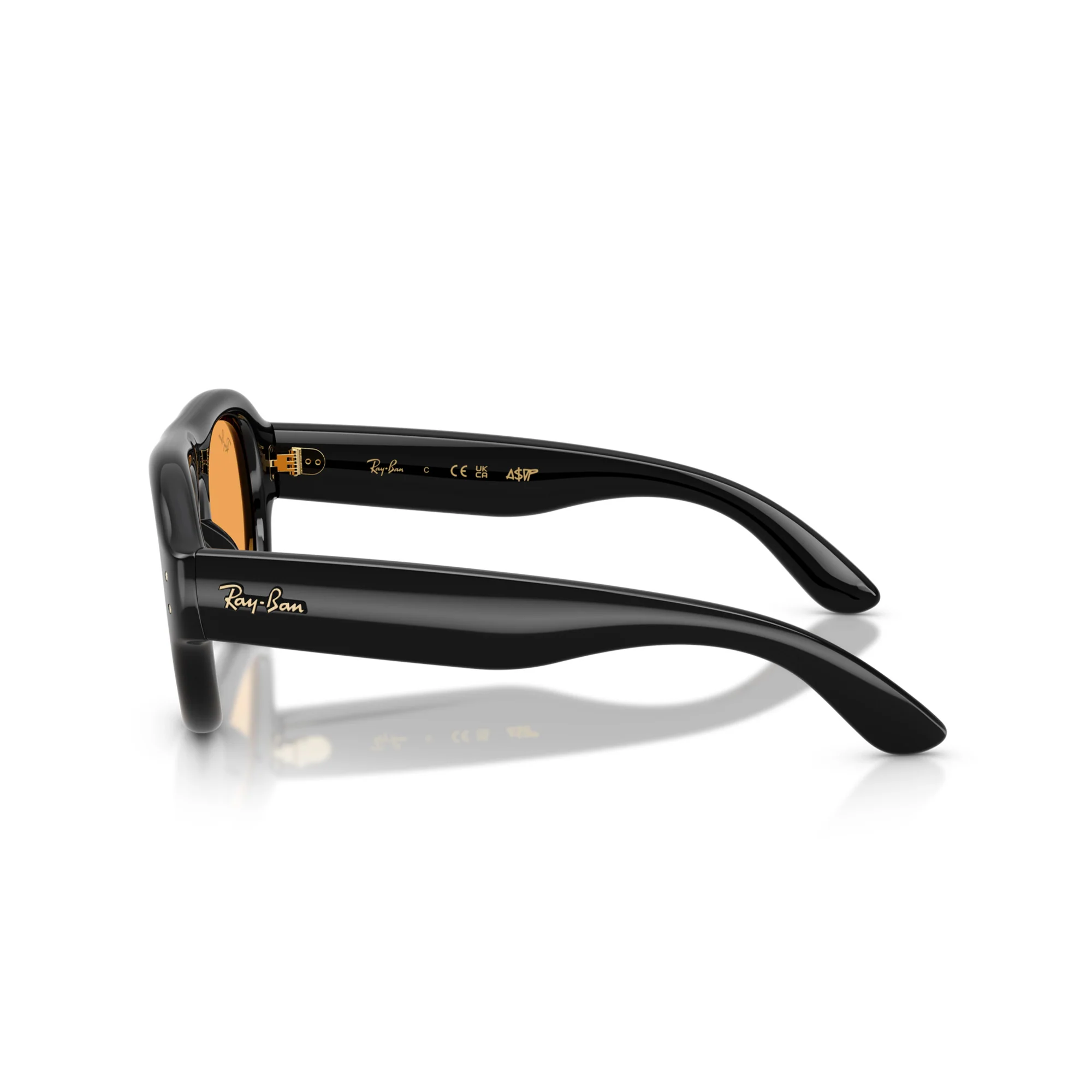 Ray-Ban x A$AP Rocky Aviator Puffer 'Black/Orange' - Image 3