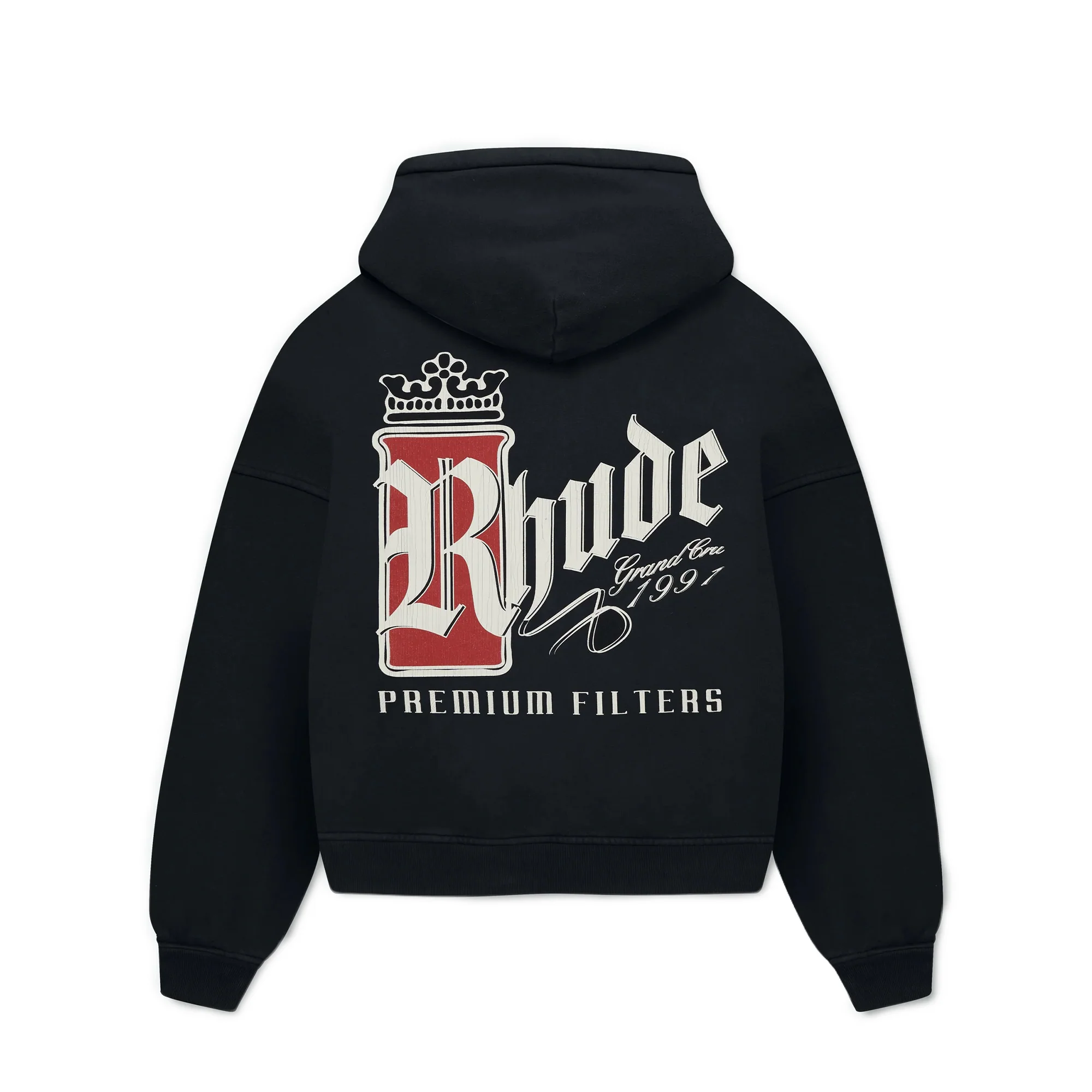 Rhude Fumar 91 Hoodie 'Vintage Black' - Image 2