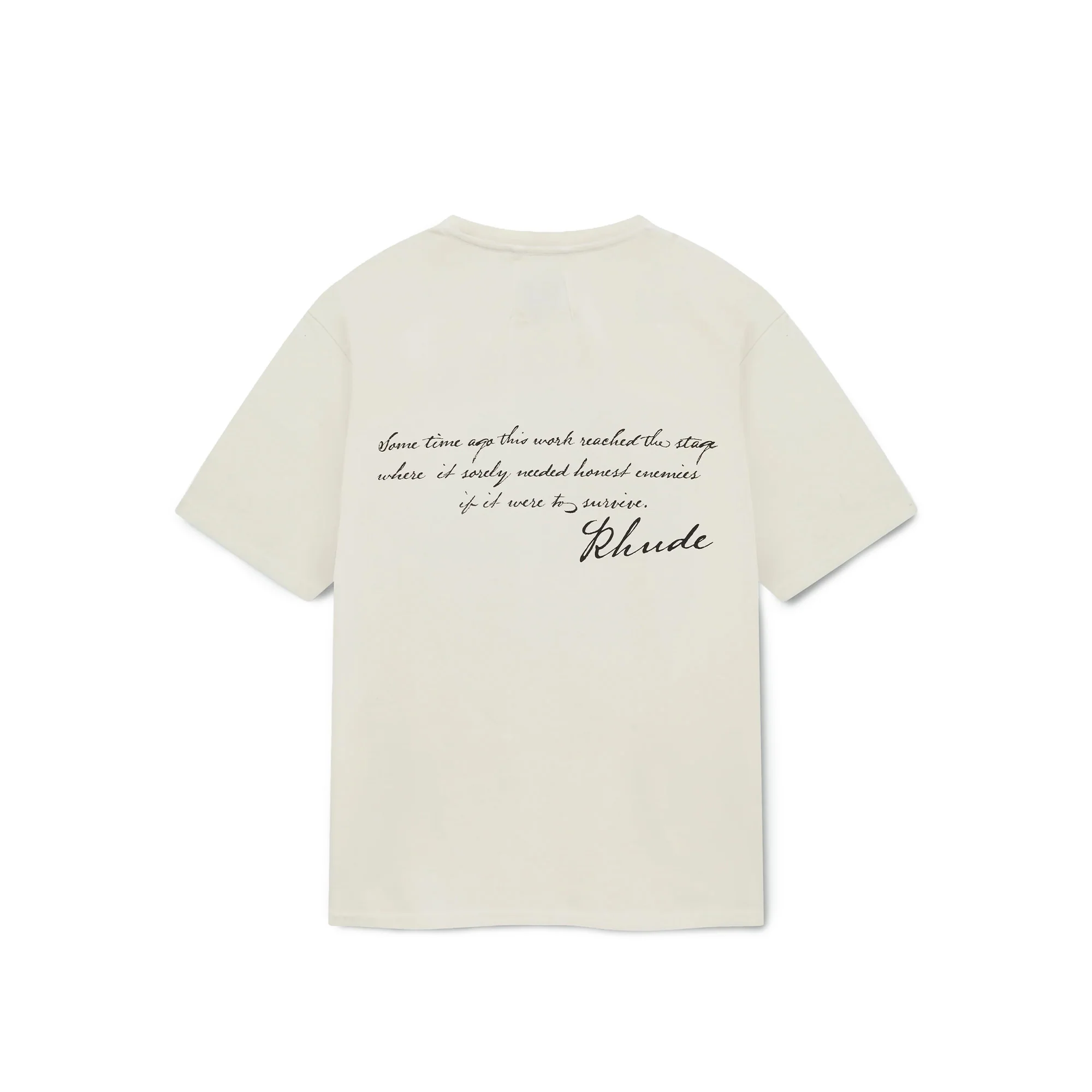 Rhude Montenegro Morada Tee 'Vintage White' - Image 2