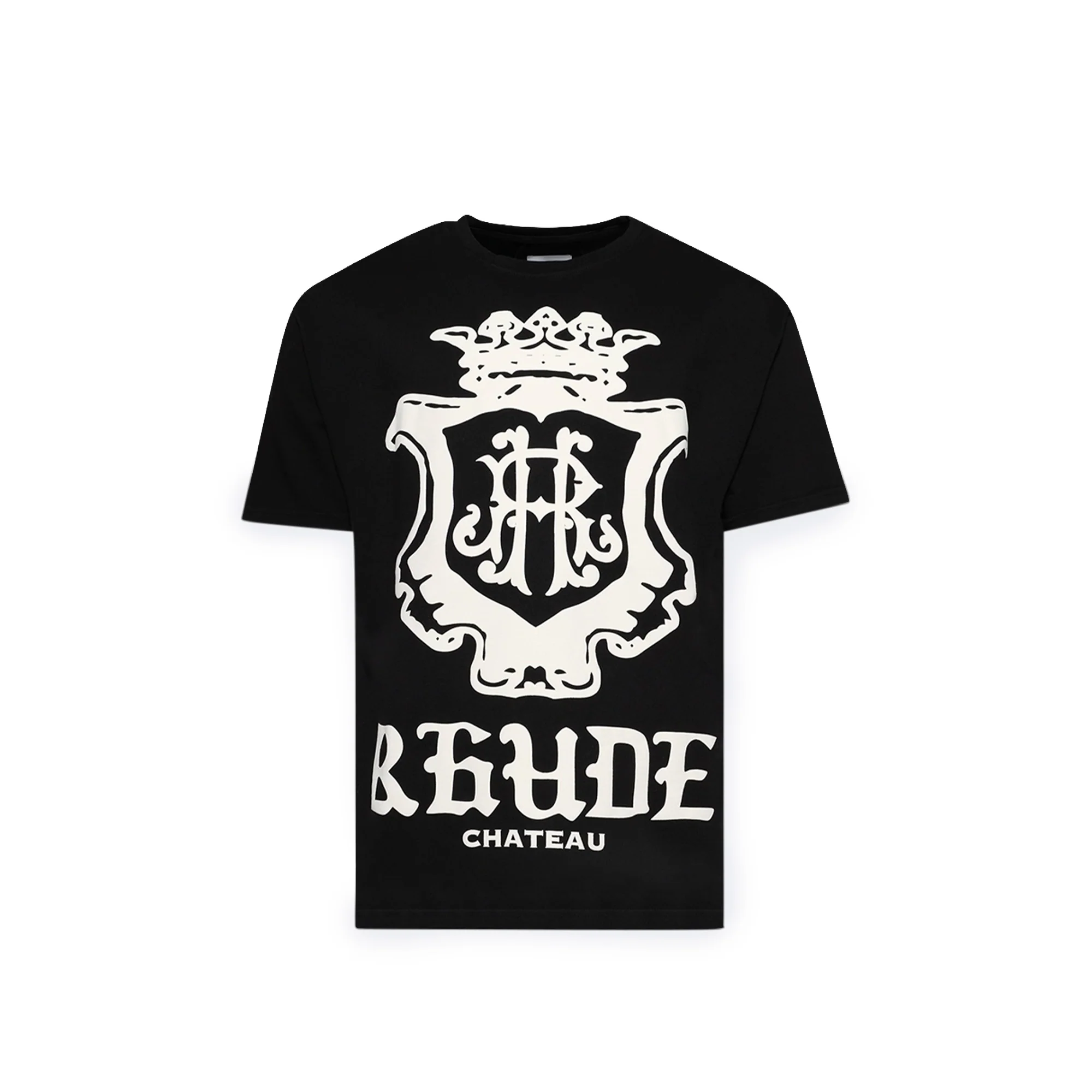 Rhude Oversized Chateau Crest Tee 'Black/White'