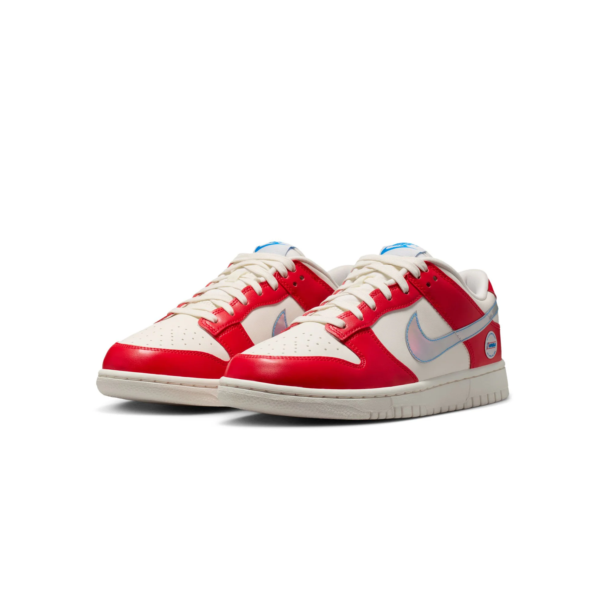Womens Nike Dunk Low 'Action Red/Multi' - Image 2